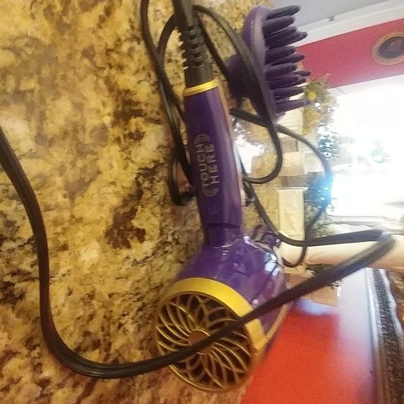 Joy Mangano Accessories Joy Mangano Purple One Touch 875 Watt Hair